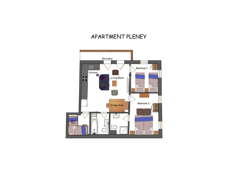 Apartment Pleney Floorplans