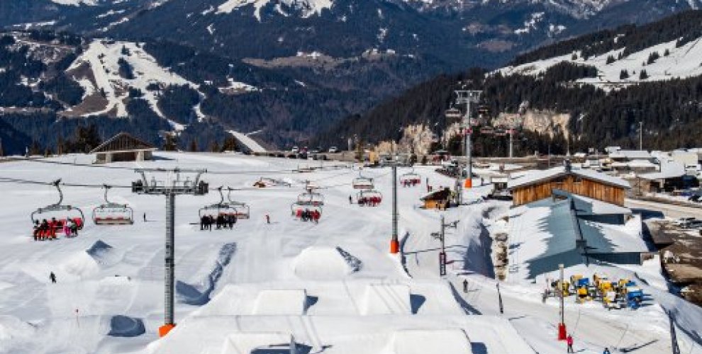 snow park in Morzine
