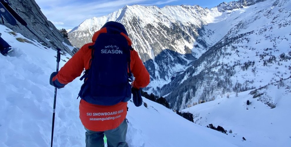 Season guiding in chamonix