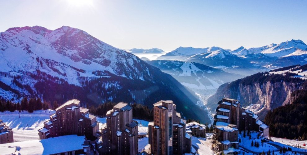 Avoriaz ski resort 1800m