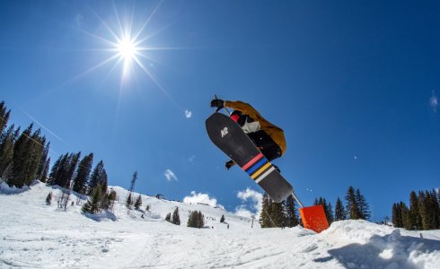 freestyle snowboarding in morzine and avoriaz