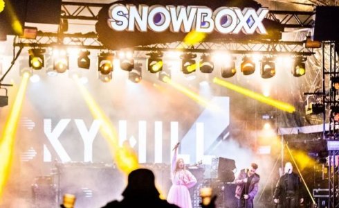 Snowboxx festival in Avoriaz stage
