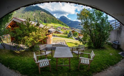 amazing views in morzine