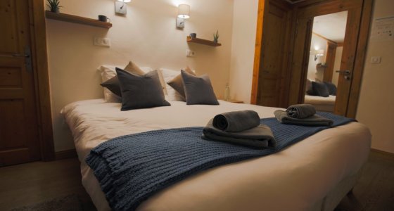 double room ski chalets accommodation in morzine