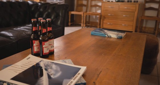 Drink at apartment Zore Morzine
