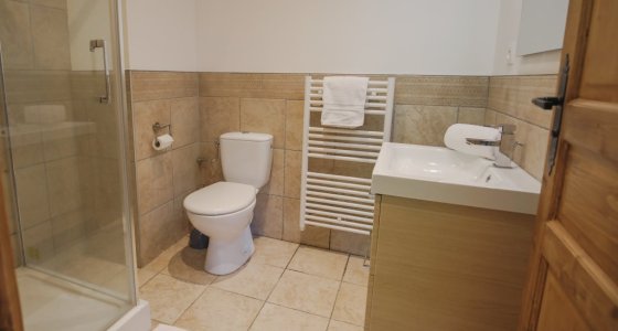 bathroom ski apartment morzine