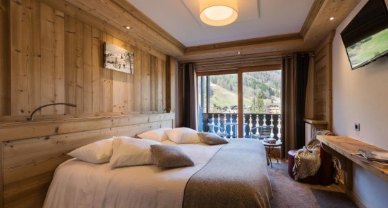 Twin room hotel petit dru morzine 2