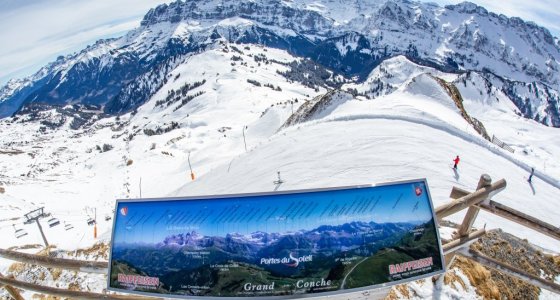 morzine ski views