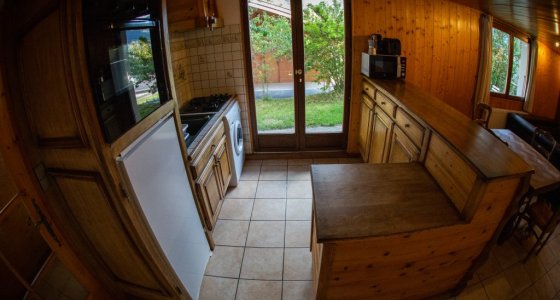 ski season accommodation in Morzine kitchen 2