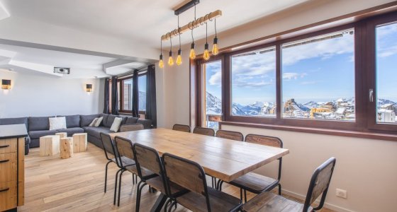Apartment Alpages Duplex Avoriaz dining area