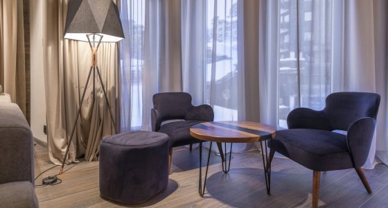 Chalet Aspen Avoriaz sitting area