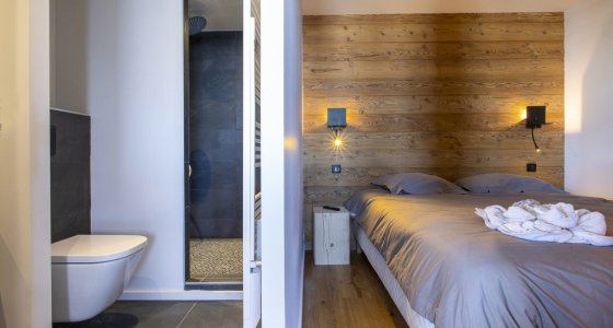 Apartment Alpages Duplex Avoriaz en suite bedroom