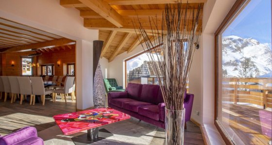 Chalet Arkor Avoriaz living room