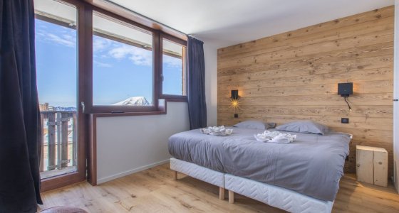 Apartment Alpages Duplex Avoriaz twin bedroom
