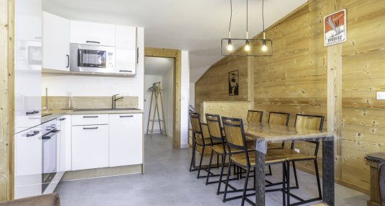 Apartment Neva Avoriaz kitchen dining