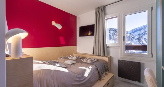 Apartment Elinka Avoriaz double bedroom