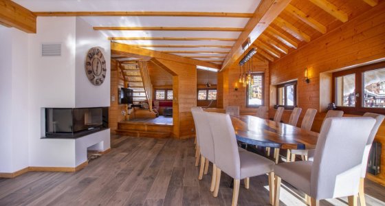 Chalet Arkor Avoriaz dining room