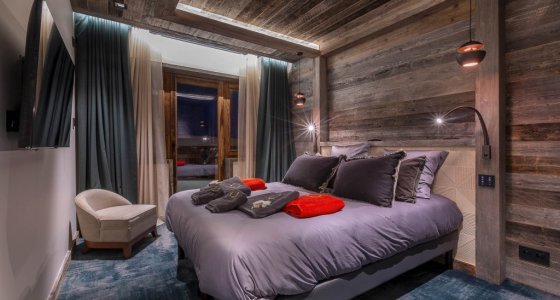 Chalet Aspen Avoriaz double bedroom