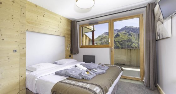 Apartment Kouria Avoriaz master bedroom