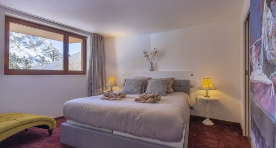Chalet Arkor Avoriaz double bedroom