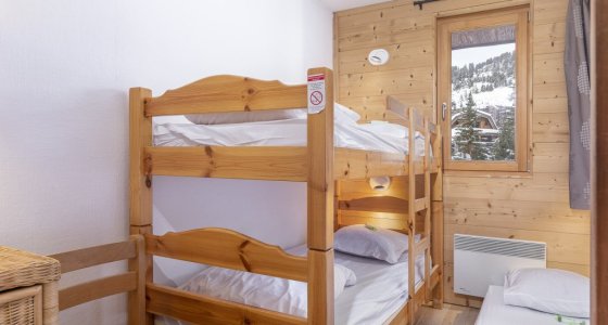 Apartment Araucarya Avoriaz bunk room
