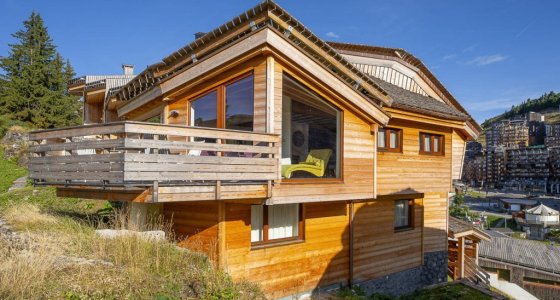 Chalet Arkor Avoriaz chalet terrace