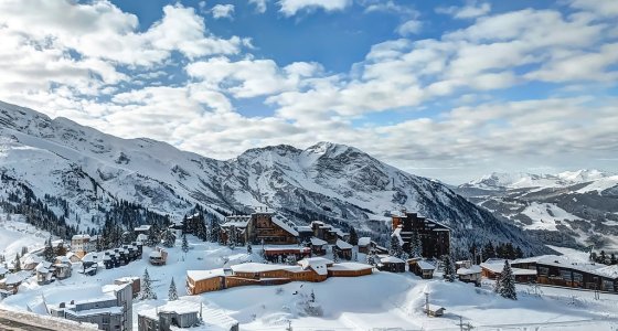 View over Avoriaz from Hotel Belambra