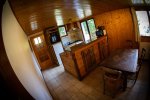 ski season accommodation in Morzine kitchen