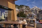 Hotel Mil8 Avoriaz lunch terrace