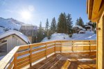 Chalet Arkor Avoriaz terrace snow view