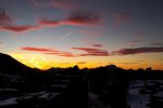 Apartment Alpages Charming Avoriaz sunset mountain view
