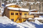 Chalet Arkor Avoriaz chalet exterior snow