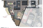 Chalet Aspen Avoriaz floor plan level 1