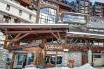 Hotel Belambra Avoriaz exterior and reception in the snow